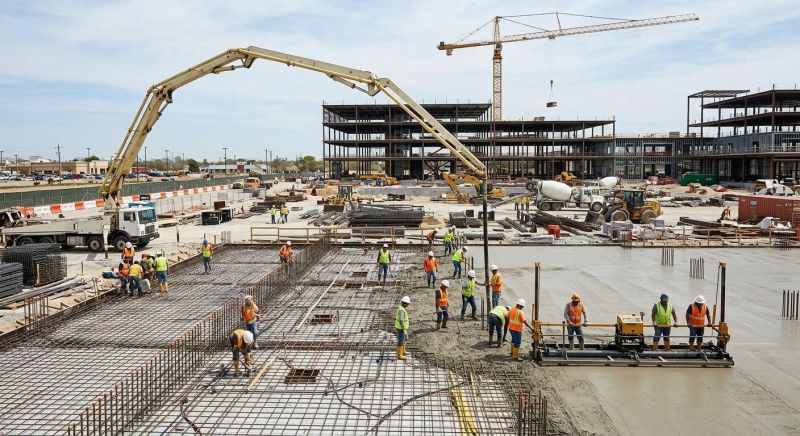 Commercial Slab Construction in Clarksville, TN