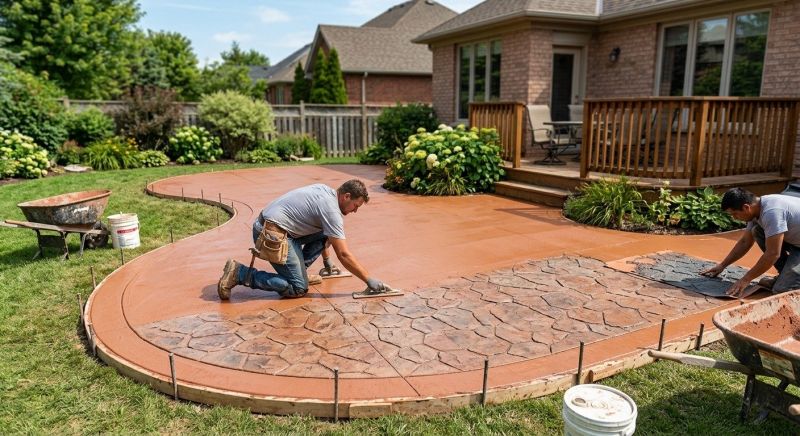 Concrete Patio Finishing in Fort Worth, TX
