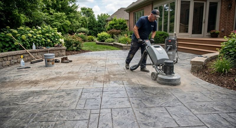 Concrete Patio Finishing in Dallas, TX