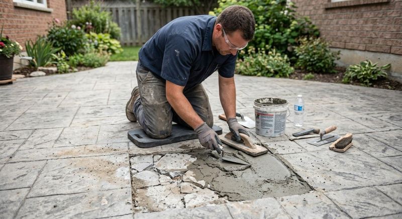 Decorative Concrete Repair in Columbus, OH