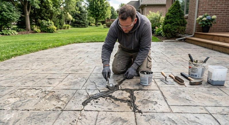 Decorative Concrete Repair in Nashua, NH