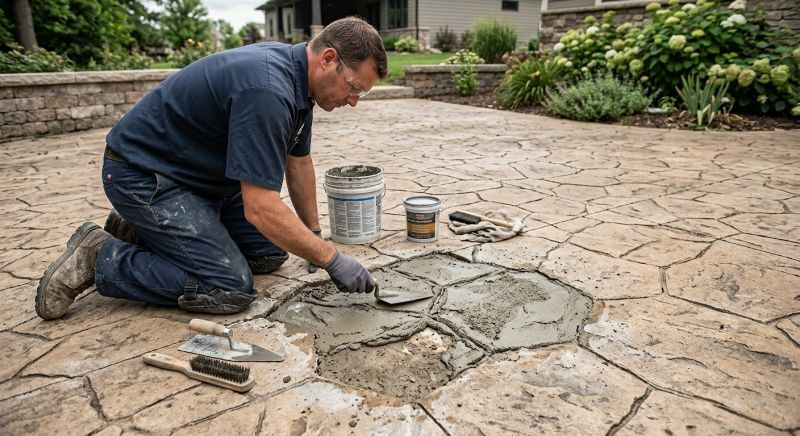Decorative Concrete Repair in Fargo, ND