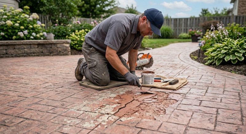 Decorative Concrete Repair in Sarasota, FL