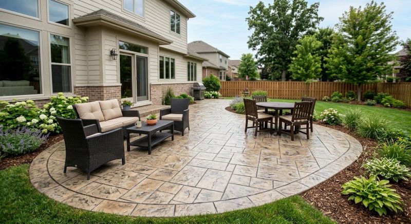 Patio Overlay Installation in Dallas, TX