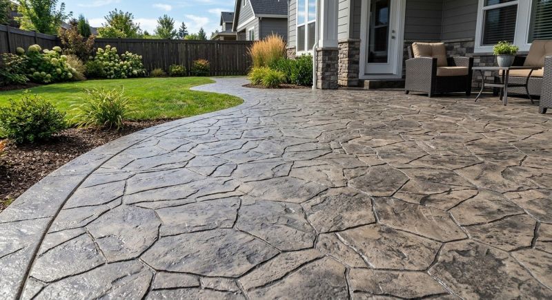 Stamped Cement Installation in Frisco, TX