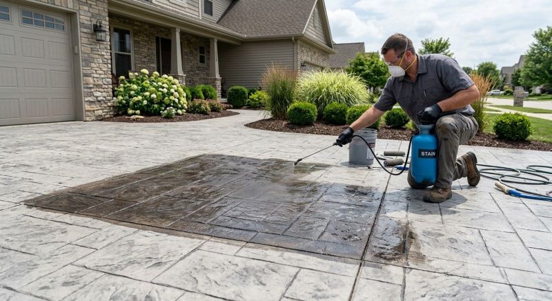 Driveway Staining in Corpus Christi, TX